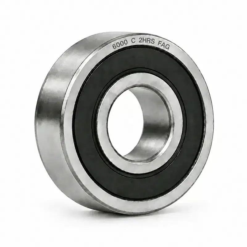 Rolamento de esferas 6000 2HRS FAG com vedação de borracha, 10x26x8mm
