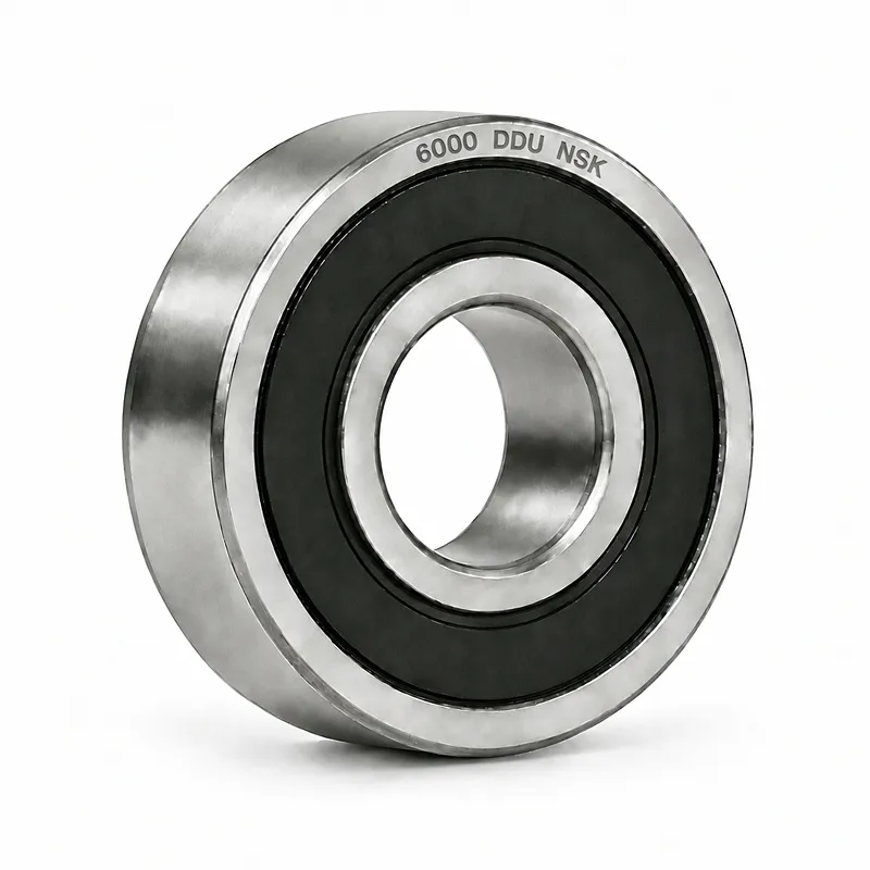 Rolamento de esferas 6000 DDU NSK com vedação de borracha, 10x26x8mm