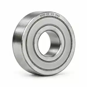 Rolamento de esferas 6000 ZZ C3 FAG com vedação metálica, 10x26x8mm